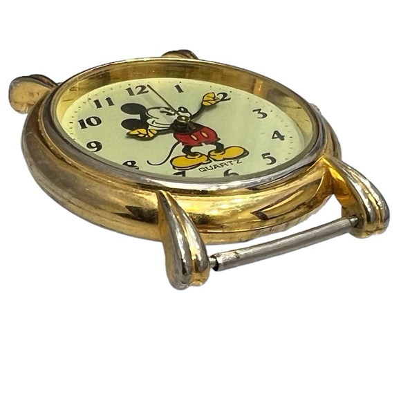 VINTAGE MICKEY MOUSE QUARTZ WATCH - NO BAND - Picture 2 of 11